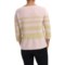 8254P_3 Bogner Liara Shimmer Stripe Sweater - Wool-Cashmere, 3/4 Sleeve (For Women)
