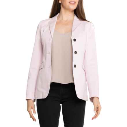 Bogner Mabel Stretch-Cotton Blazer in Blush