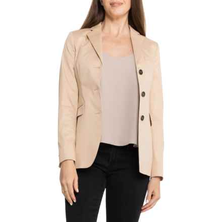 Bogner Mabel Stretch-Cotton Blazer in Desert