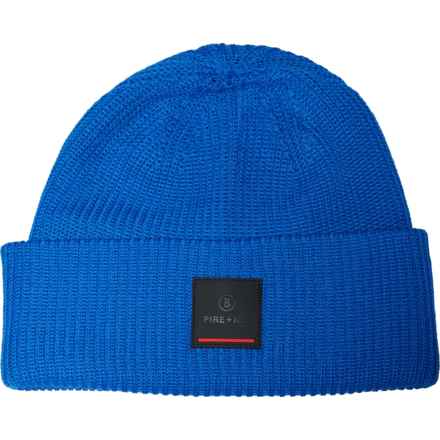 Bogner Made in Italy Fire + Ice Tarek Beanie - Virgin Wool in Deepest Navy