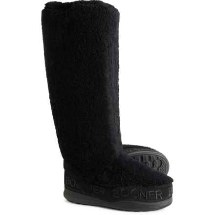 Bogner Made in Italy Lake Louise Shearling Boots (For Women) in Black