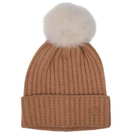 Bogner Made in Italy Ranya Beanie - Virgin Wool (For Women) in Caramello