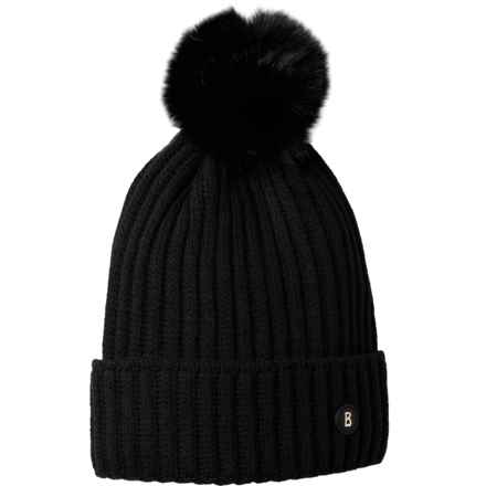Bogner Made in Italy Ranya Beanie - Virgin Wool in Black