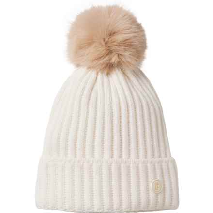 Bogner Made in Italy Ranya Beanie - Virgin Wool in Offwhite
