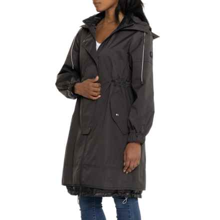 Bogner Malu-T Rain Coat in Off-Black