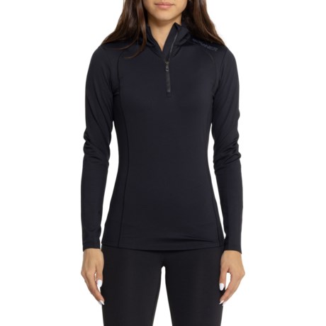 Bogner Medita Base Layer Top - Zip Neck, Long Sleeve in Black