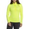 Bogner Medita Shirt - Zip Neck, Long Sleeve in Vibrant Yellow