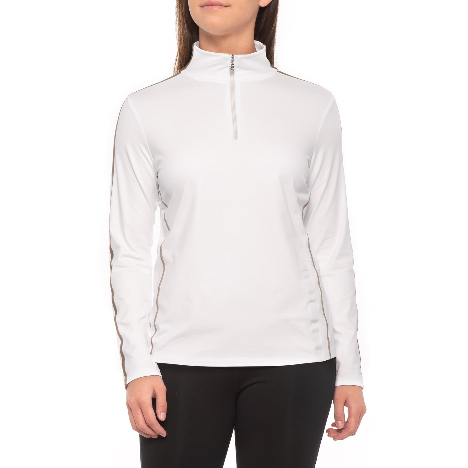 Bogner Nataly Techno Base Layer Turtleneck Zip Neck, Long Sleeve (For
