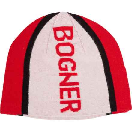 Bogner Ricko Beanie - Virgin Wool (For Men) in Fast Red