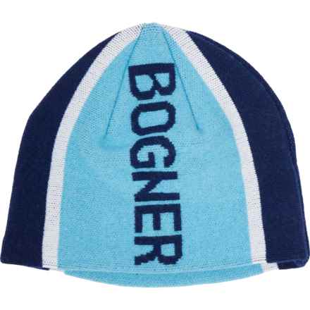 Bogner Ricko Beanie - Virgin Wool (For Men) in Midnight Blue