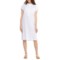 Bogner Robin Dress - Linen, Short Sleeve in White