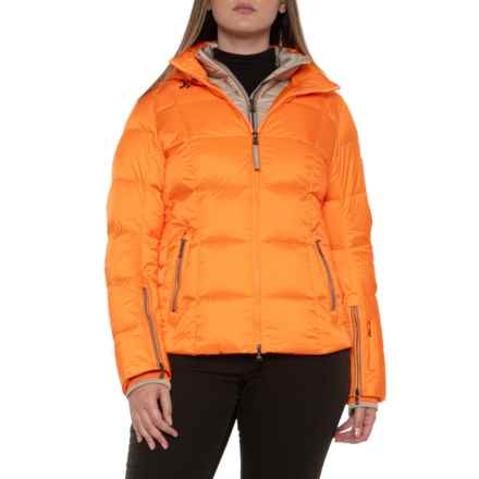 Bogner Sanne-D Down Ski Jacket - Waterproof, Insulated in Vibrant Orange