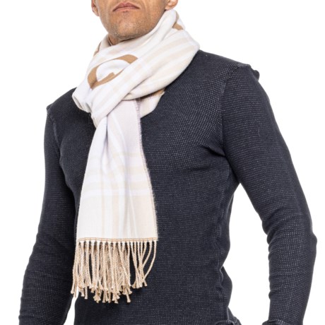 Bogner Scarf-1 - Virgin Wool (For Men) in Eggshell