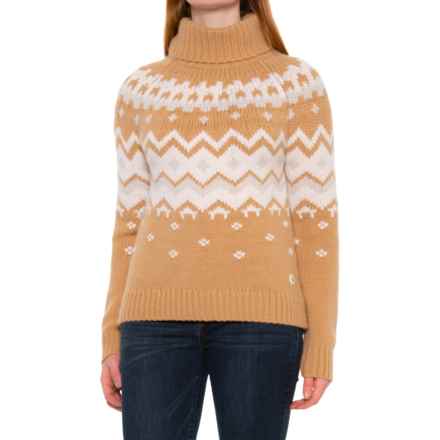 Bogner Sophi Fair Isle Sweater - Cashmere in Light Caramel