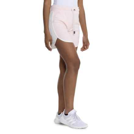 Bogner Sport Alexia Jersey Track Shorts in Soft Peach