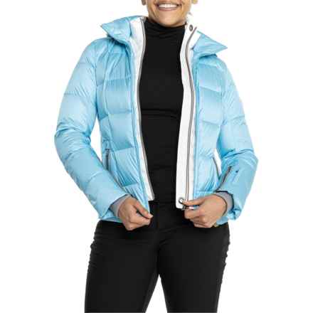 Bogner Sport Anne-Dx Down Outdoor Jacket - Waterproof, Insulated in Light Turquoise