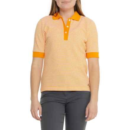 Bogner Wendy Polo Shirt - Short Sleeve in Orange Blaze