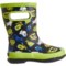 3RDGW_5 Bogs Footwear Boys Skipper Cool Monster Rain Boots - Waterproof