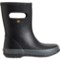 4HKCH_3 Bogs Footwear Boys Skipper Solid Rain Boots - Waterproof