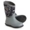 Bogs Footwear Boys York Spooky Rain Boots - Waterproof, Insulated in Gray Multi