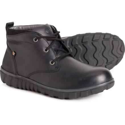 Bogs Footwear Casual Chukka Boots - Waterproof, Leather (For Men) in Black