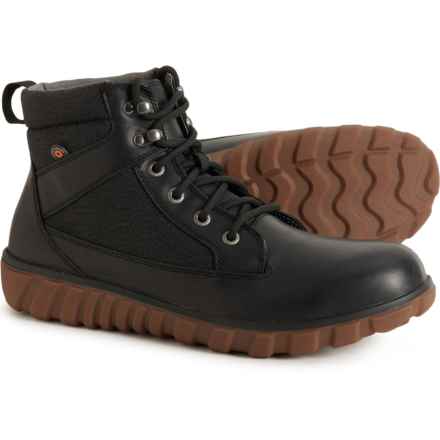 Bogs Footwear Casual Lace Boots - Waterproof, Leather (For Men) in Black Multi