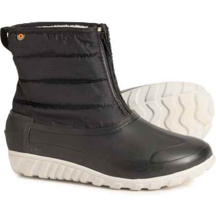 Bogs Footwear Casual Zip Winter Boots - Waterproof (For Women) in Black