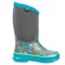 499DG_3 Bogs Footwear Classic Flower Neoprene Boots - Waterproof, Insulated (For Girls)