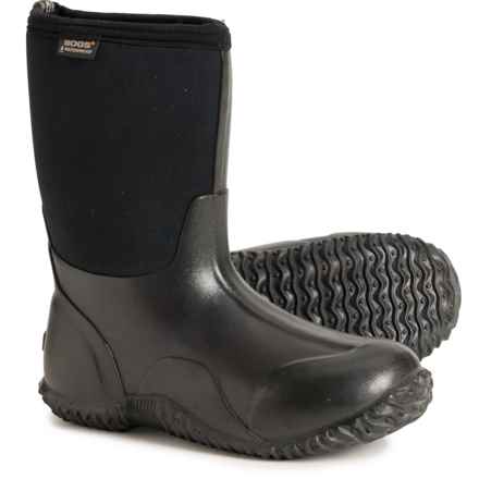 Bogs Footwear Classic Mid Boots - Waterproof, Insulated (For Women) in Black