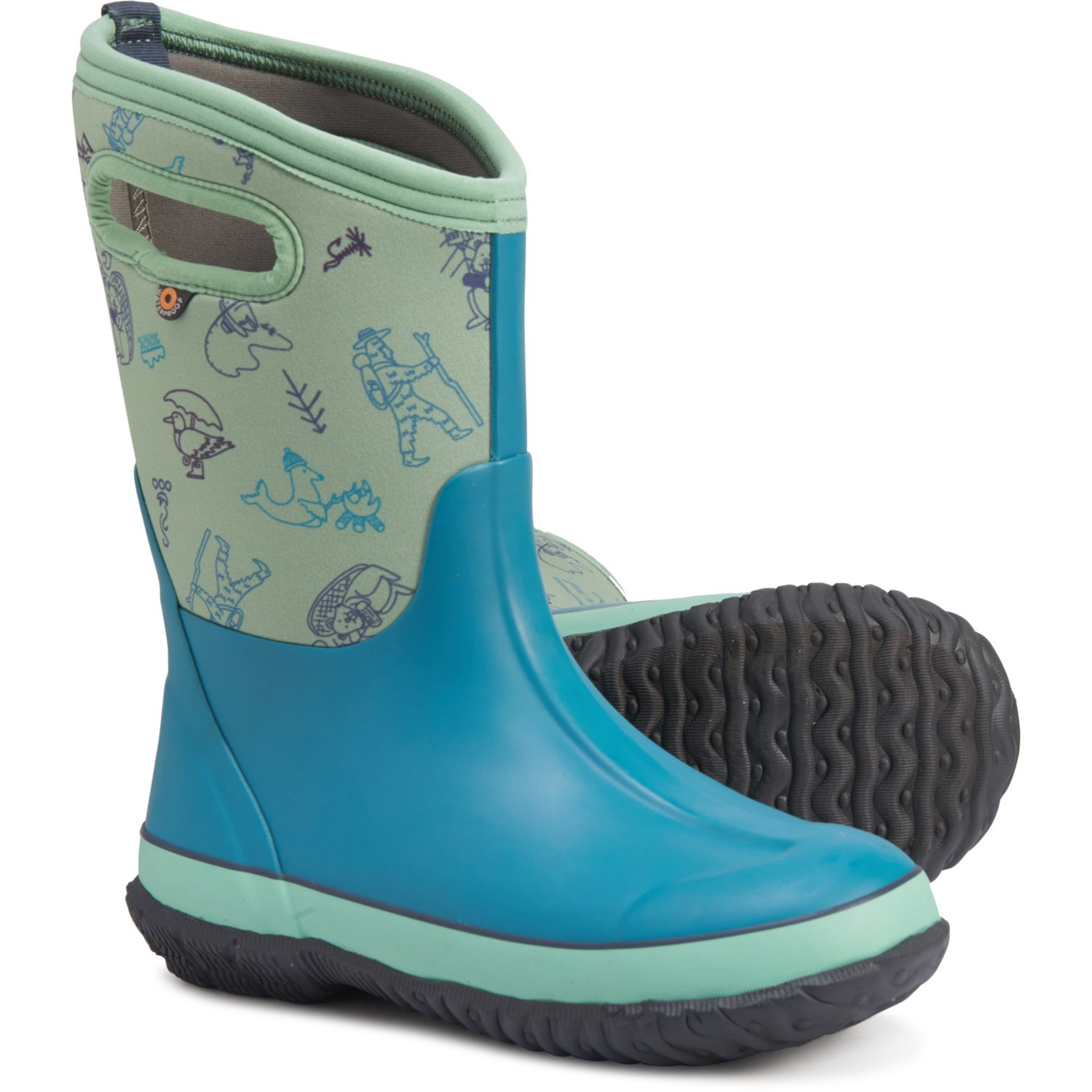 girls teal boots