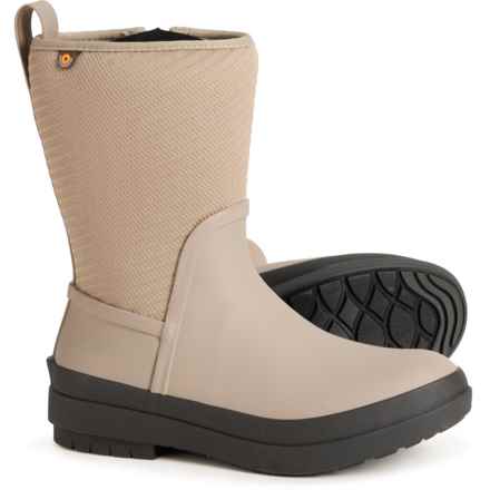 Bogs Footwear Crandall II Mid Zip Winter Boots - Waterproof, Insulated (For Women) in Taupe