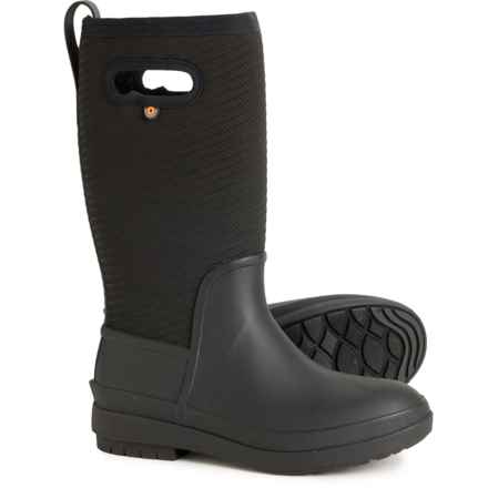 Bogs Footwear Crandall II Tall Rain Boots - Waterproof, Insulated (For Women) in Black