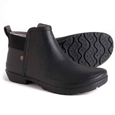 Bogs Footwear Flora Booties - Waterproof (For Women) in Black
