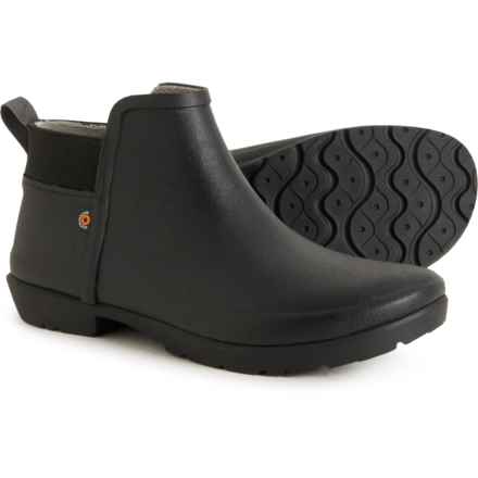 Bogs Footwear Flora Rain Booties - Waterproof (For Women) in Black