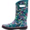 3RDJN_4 Bogs Footwear Girls Palm Rain Boots - Waterproof