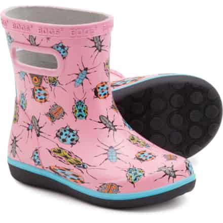 Bogs Rain Boots - Baby Skipper 2 - Bugs Pink