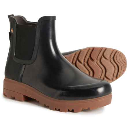 Bogs Footwear Holly Chelsea Rain Boots - Waterproof (For Women) in Black