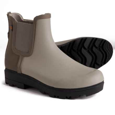 Bogs Footwear Holly Chelsea Rain Boots - Waterproof (For Women) in Taupe