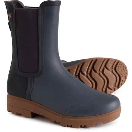 Bogs Footwear Holly Tall Chelsea Rain Boots - Waterproof (For Women) in Dark Grey