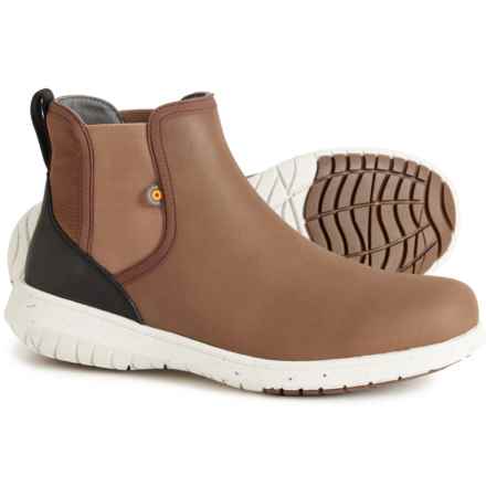 Bogs Footwear Juniper Chelsea Boots - Waterproof, Leather (For Women) in Brown