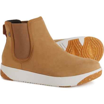 Bogs Footwear Kicker Chelsea Ankle Rain Boots - Waterproof, Leather (For Women) in Sahara