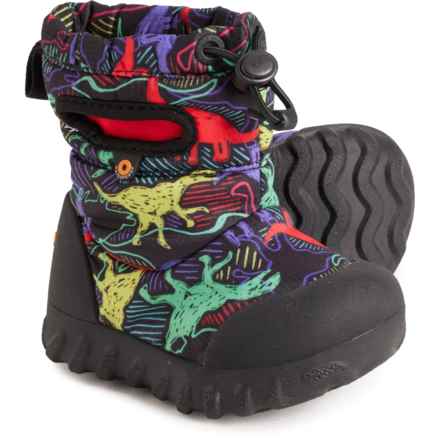 Bogs Footwear Little Boys B-MOC Snow Boots - Waterproof in Blk Multi