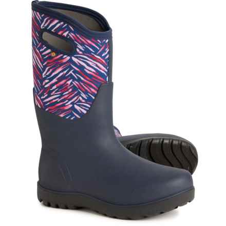 Bogs Footwear Neo-Classic Exotic Farm Boots - Waterproof, Insulated (For Women) in Ink Blue