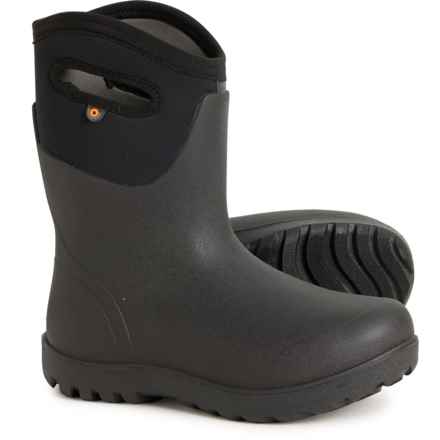 Bogs Footwear Neo-Classic Exotic Mid Farm Boots - Waterproof, Insulated (For Women) in Black