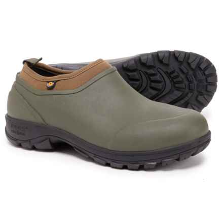Bogs Footwear Sauvie Shoes - Waterproof, Slip-Ons (For Men) in Olive Multi