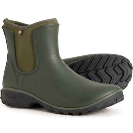 Bogs Footwear Sauvie Slip-On Boots - Waterproof, Insulated (For Women) in Sage