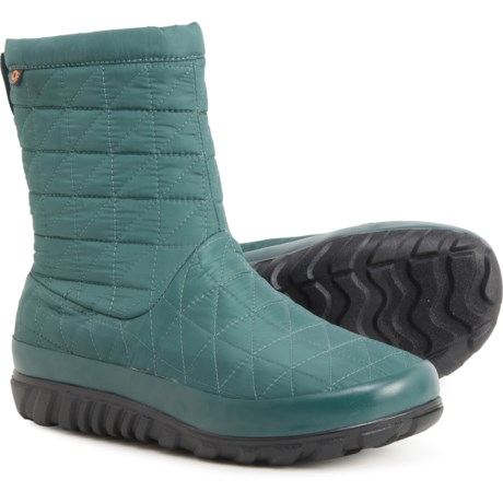 Bogs Footwear Snowday II Mid Boots - Waterproof, Insulated (For Women) in Jade