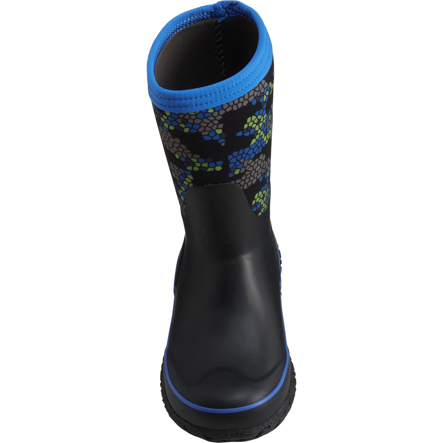 Bogs Footwear Stomper Neoprene Rain Boots | Black Multi | Size 2C