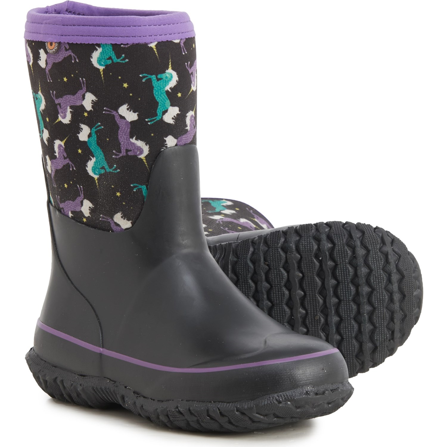 most Disagreement Christmas Bogs Footwear Stomper Unicorns Rain Boots (For Little and Big Kids) - Save  54%