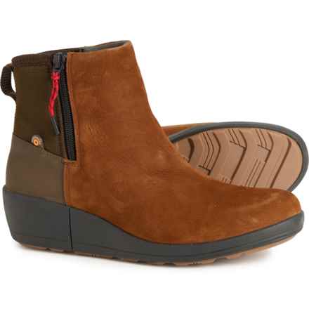 Bogs Footwear Vista Rugged Boots - Waterproof, Leather (For Women) in Cognac Multi